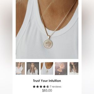 Sunday Club Trust Your Intuition necklace
